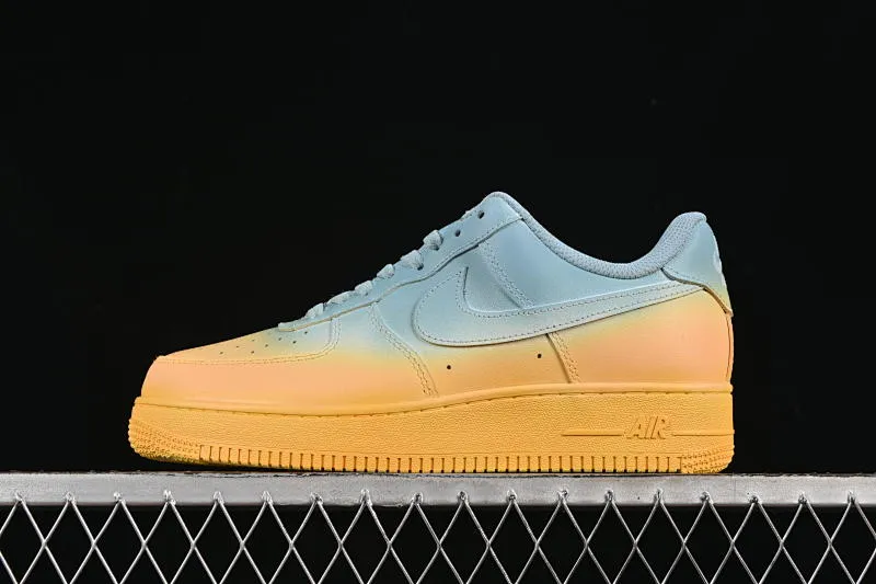 All categories Nk Air Force 1 Air Force series Nk Air Force 1 Low Air Force low-top Nike Air Force 1'07 Low blue and yellow gradient Air Force 1 low-top casual sneakers GS9875-002
